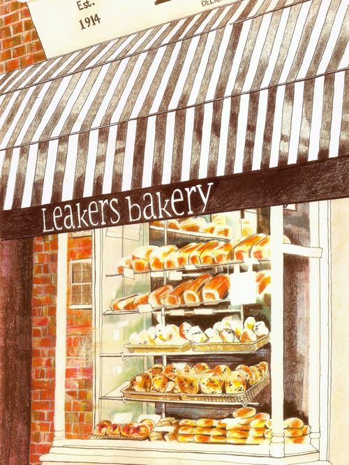 Leakers Bakery Tea Towels